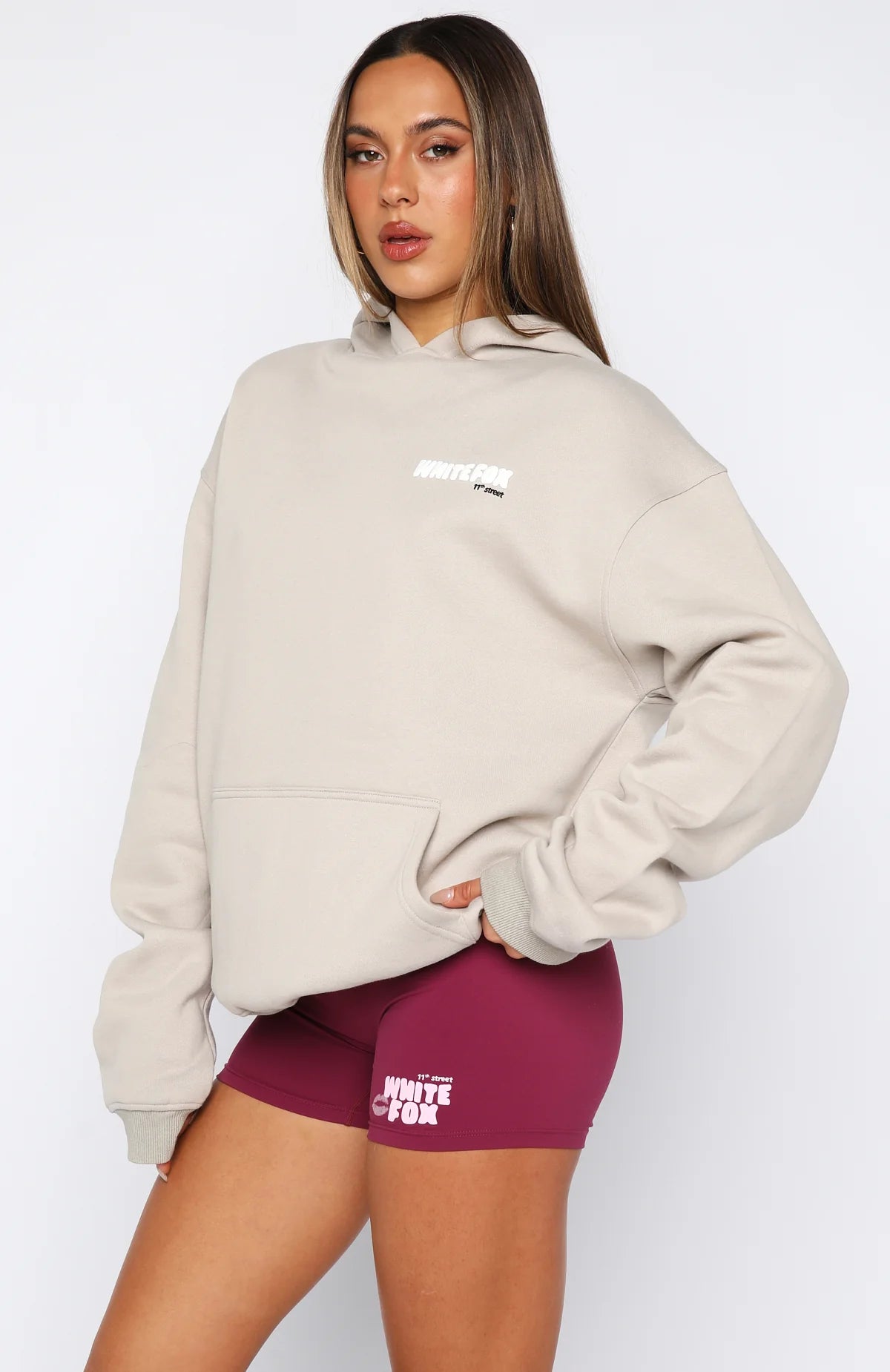 11th Street She's So Lucky Oversized Hoodie Moon Kiss