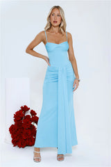 Vibe Magnet Maxi Dress Blue