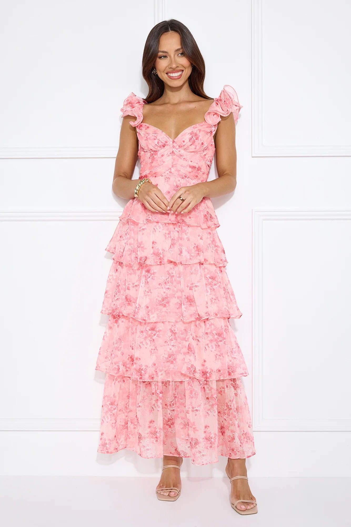 Sunbeam Soiree Maxi Dress Pink